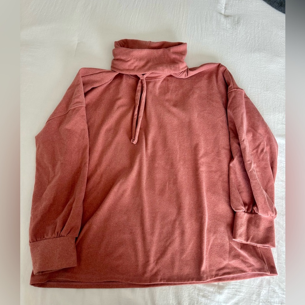Cherish Warm Coral Sweater